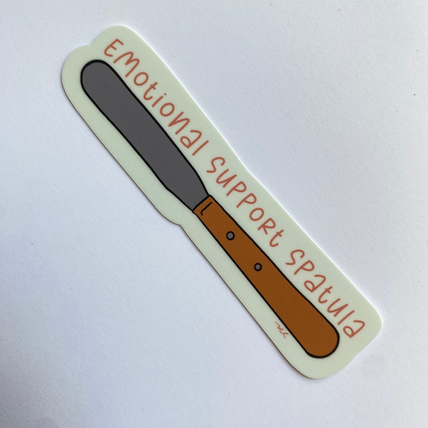 Short Emotional Support Spatula | 3.89" x 1"