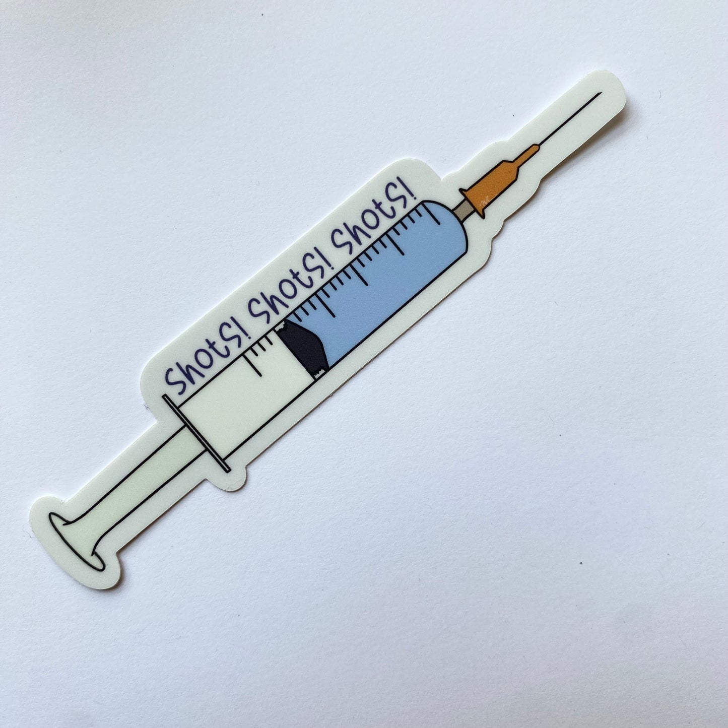 Shots Shots Shots Sticker | 4.72" x 1"