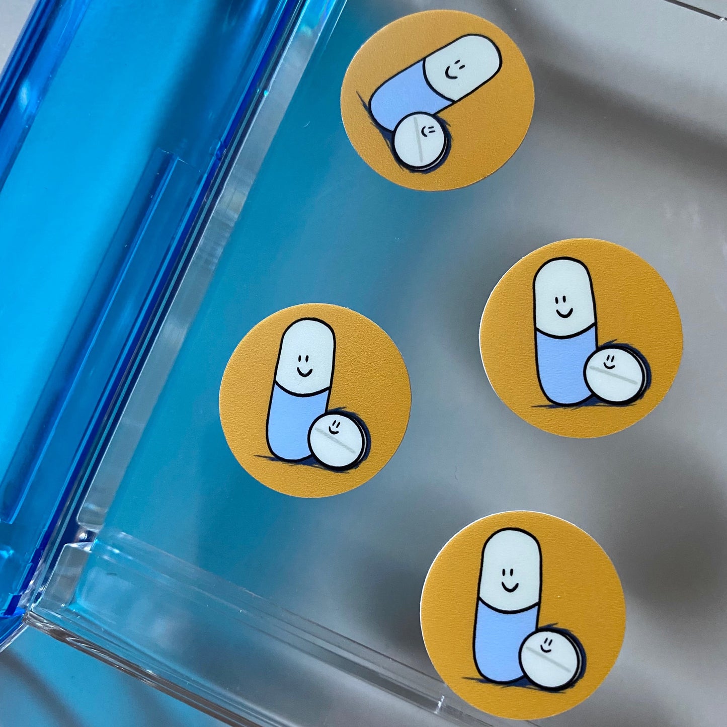 Tiny Pill Friends Sticker