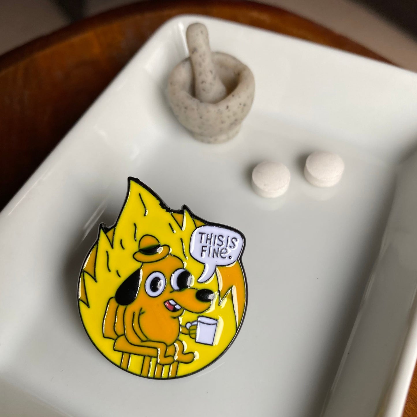 This is Fine Enamel Pin